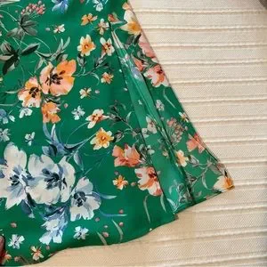 Jupe Midi Verte Multicolore Ann Taylor Loft Taille 8 - Occasion En Très Bon état